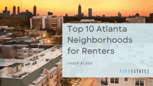 Atlanta neighborhoods under $1,000 rent